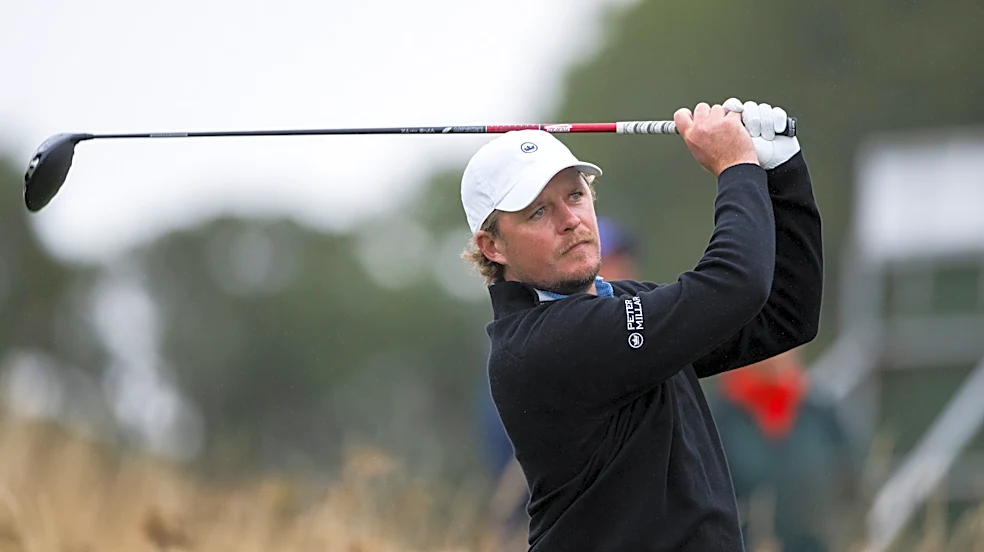 Fighting to keep his card, Eddie Pepperell plays 36 holes in one day, sits one off the lead