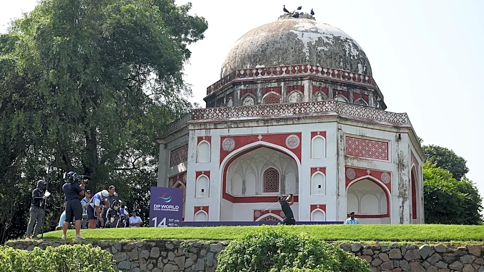 The large structures seen during DP World India Championship have a fascinating history