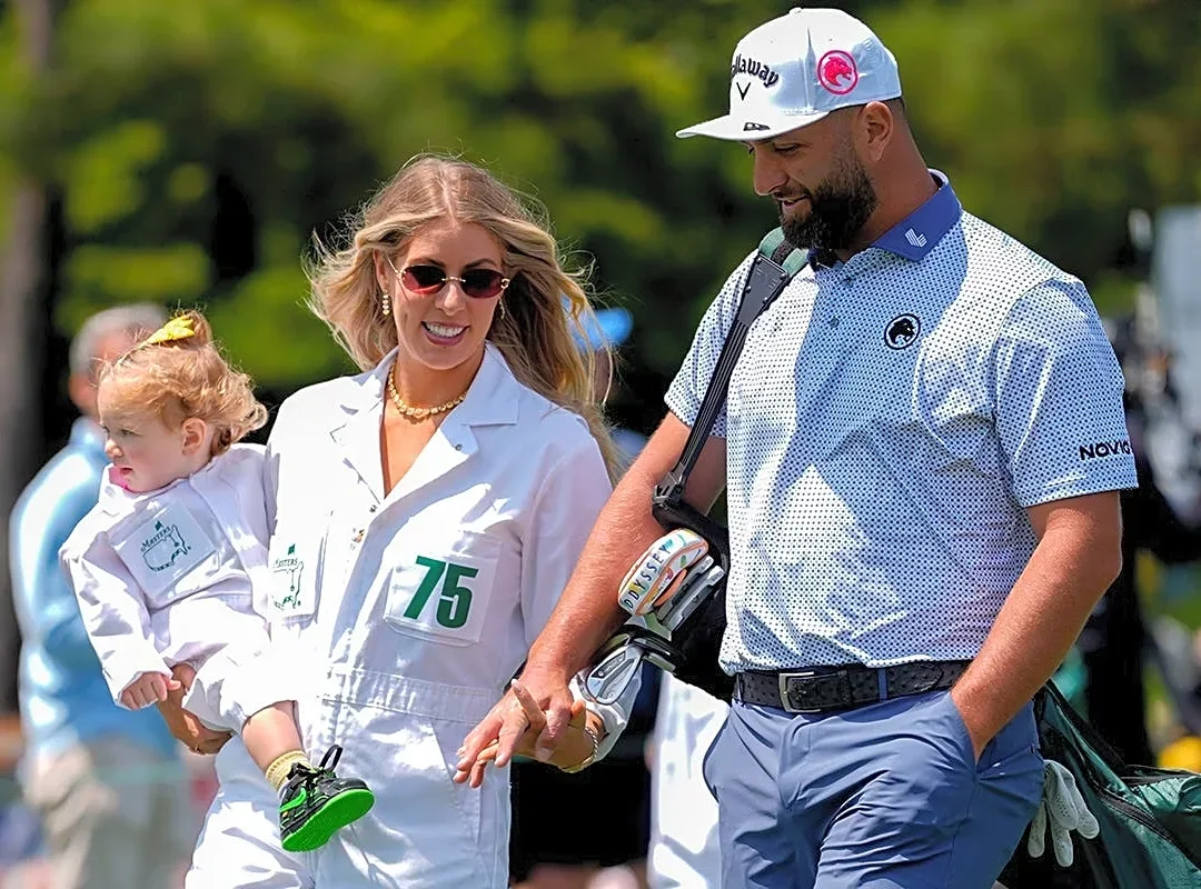 Jon Rahm welcomes fourth child with wife Kelley