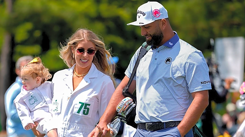 Jon Rahm welcomes fourth child with wife Kelley