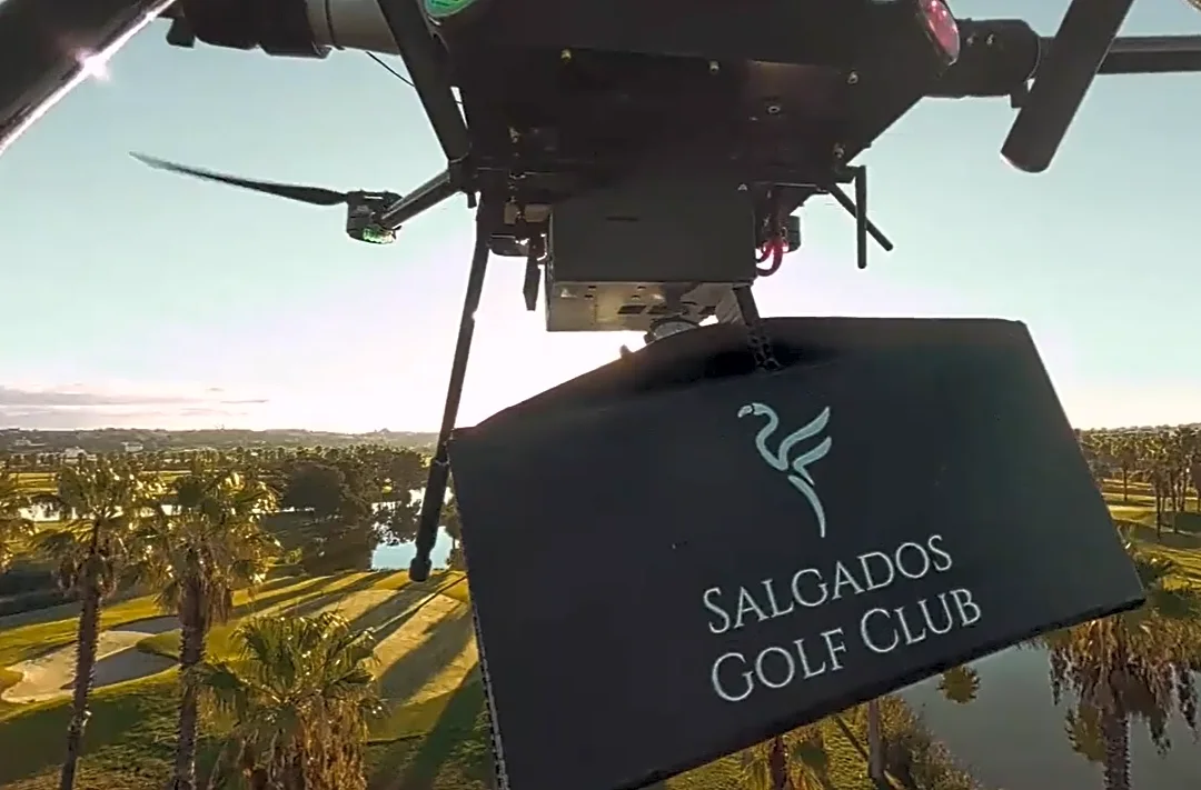 Golf course in Portugal launches on-course food and drink drone delivery service