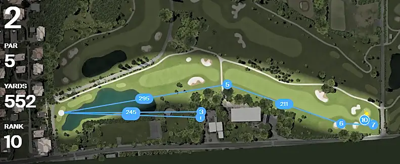 Kevin Yu makes an adventurous 10 on a par-5 at Butterfield Bermuda Championship