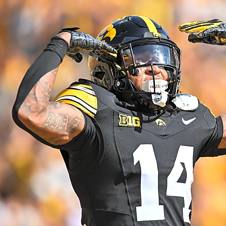 Iowa football comments on Tony Diaz's impressive debut vs. NIU