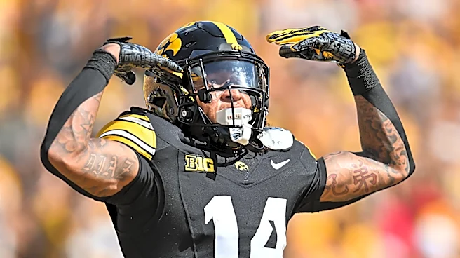 Iowa football comments on Tony Diaz's impressive debut vs. NIU