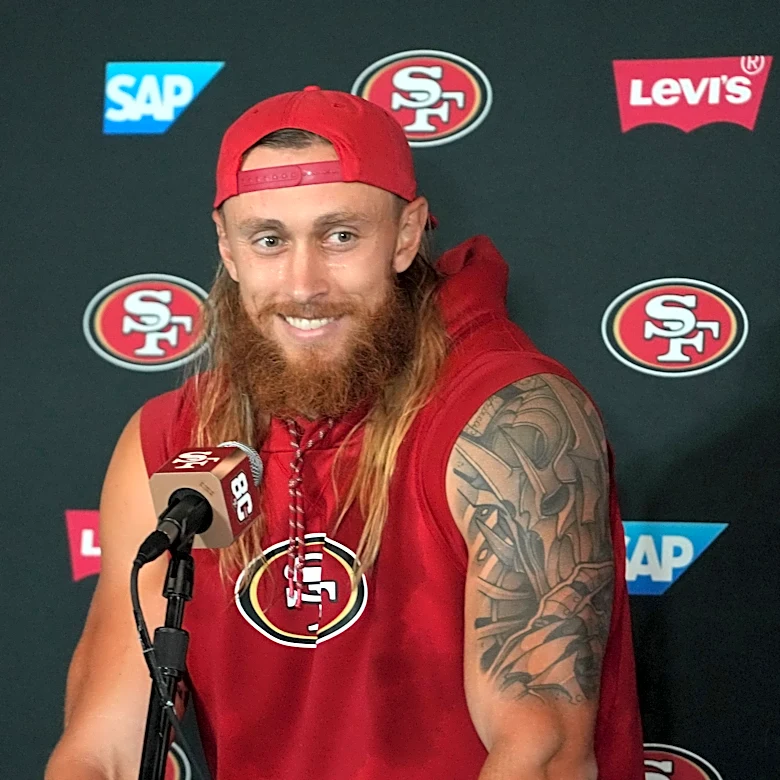 49ers TE George Kittle off injury report, cleared vs. Rams