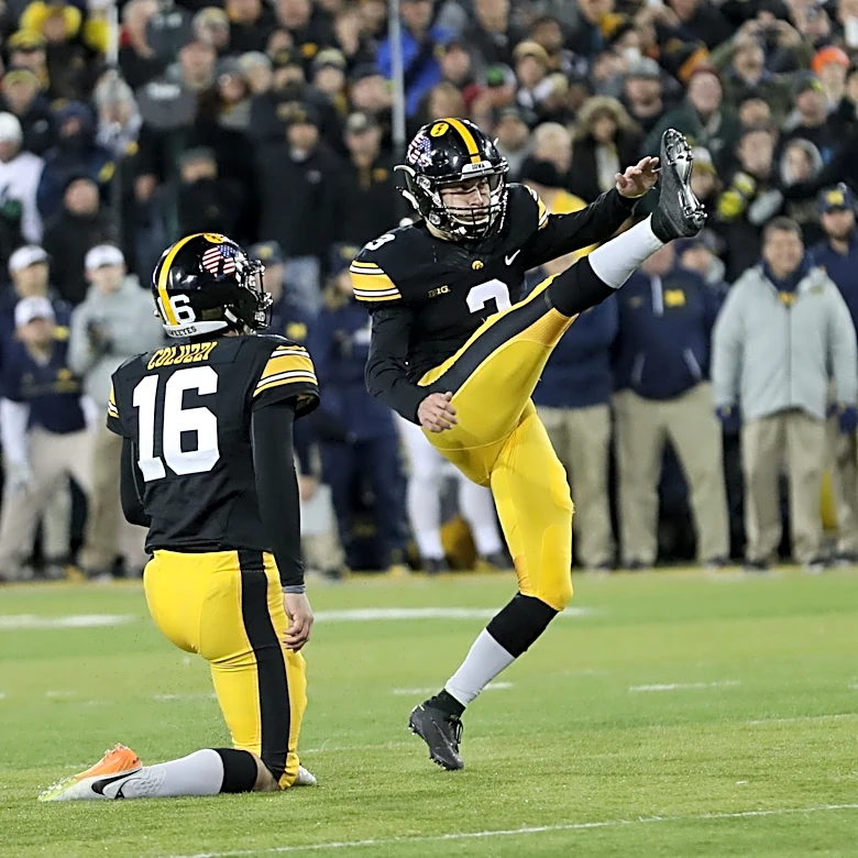 Iowa football at Michigan kickoff time, TV channel announced