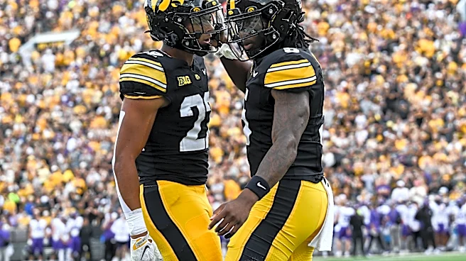 Iowa football RBs discuss monster day vs. UNI