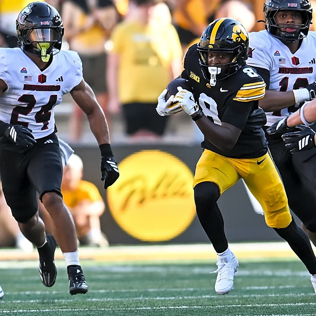 Iowa football WR Evan James named to Jet Award Midseason List