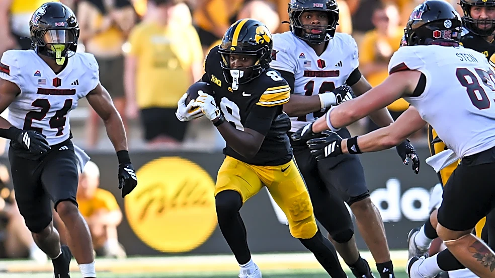 Iowa football WR Evan James named to Jet Award Midseason List