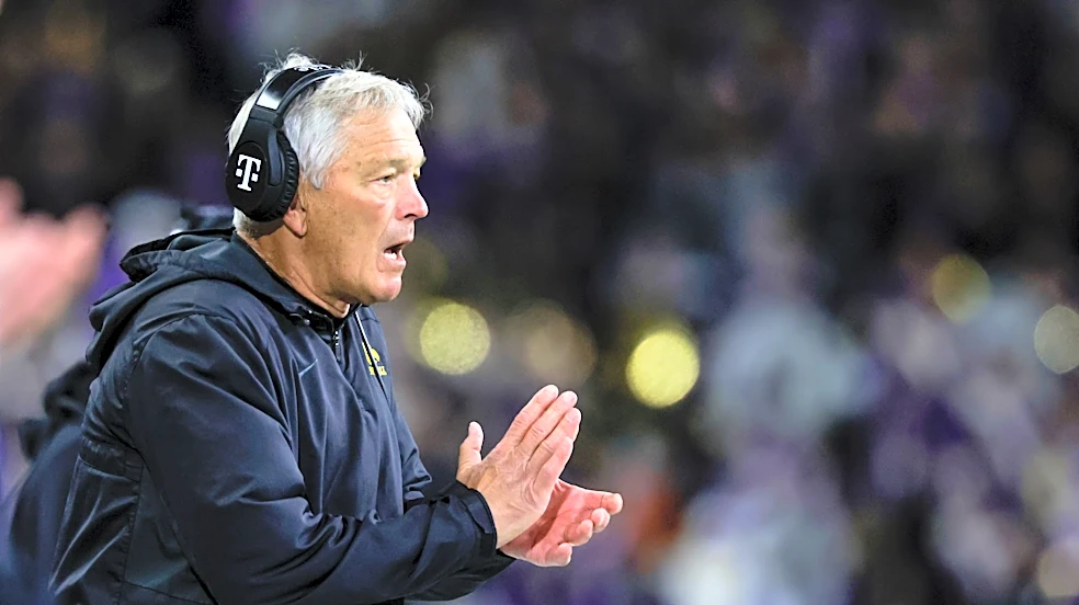 Iowa football climbs in US LBM Coaches Poll rankings in idle week