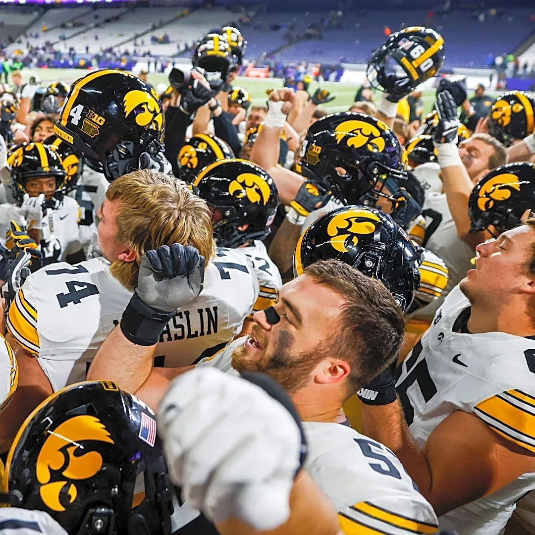 Iowa football rises again in latest AP Top 25 rankings