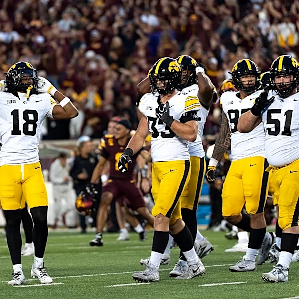 Iowa football falls out of latest AP Top 25 poll rankings
