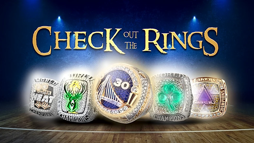 Check out NBA championship rings through the years