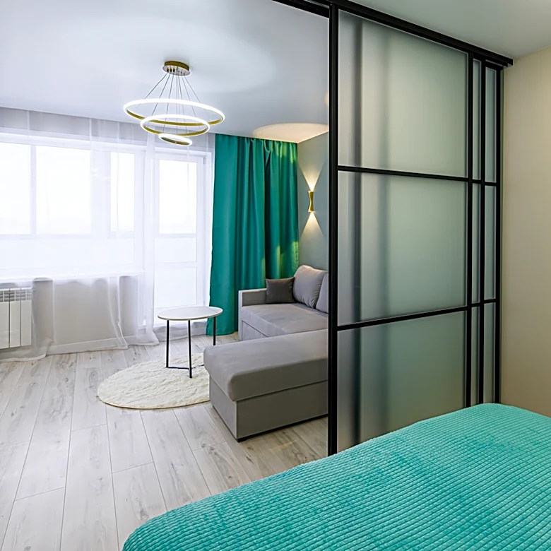 Hide Interior Sliding Glass Doors In Plain Sight With An Affordable Solution