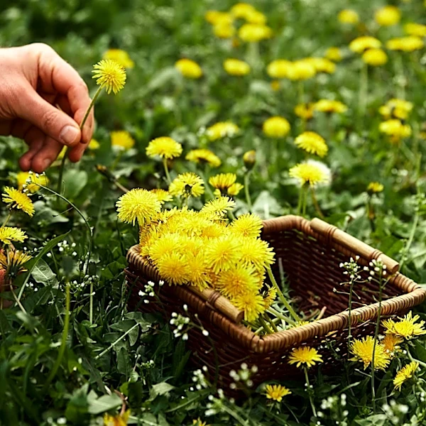 Turn Simple Dandelion Stems Into The Cutest Mini Storage Baskets