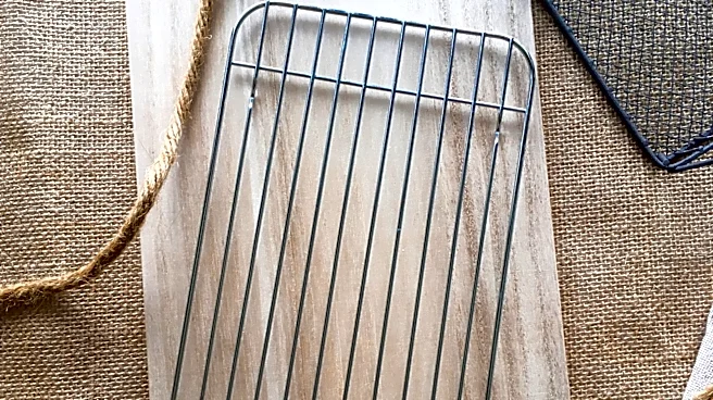 Clear Countertop Clutter With A Cooling Rack Hack That Utilizes Under Cabinet Space