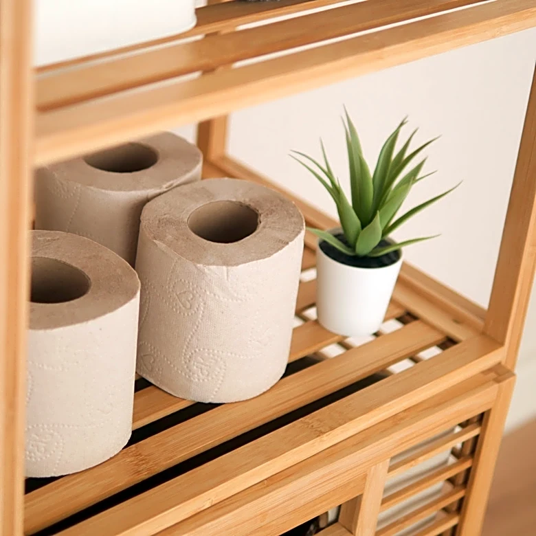 Not Baskets: The Vintage Find That Makes Storing Spare Toilet Paper Beautiful