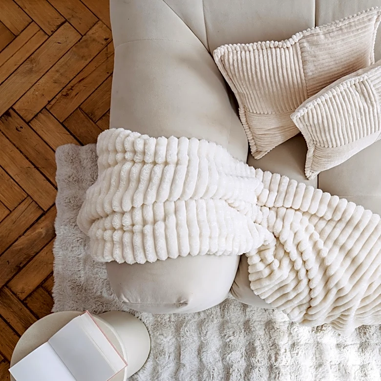 Not Baskets: Amazon Has A Blanket Storage Alternative That Doubles As Cozy Decor