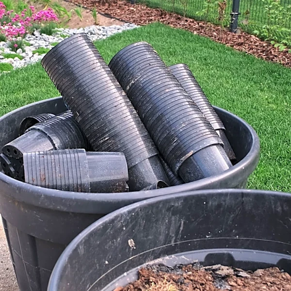 Don't Toss Old Plastic Nursery Pots, Reuse Them For A Healthy, Thriving Garden