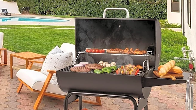 Amazon's Charcoal Grill Has Extra Storage Space And Room For Up To 25 Burgers