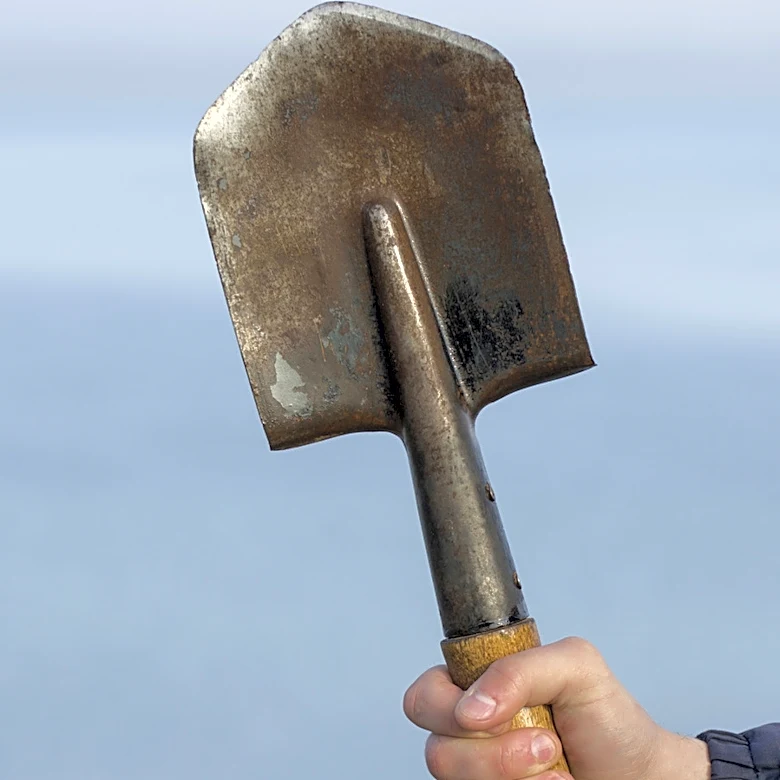 Upcycle Old Garden Shovels To Create A Stunning Backyard Water Feature On A Budget