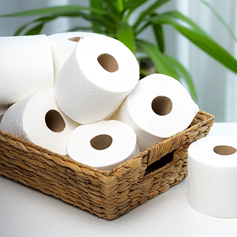 Not Baskets: Save Space In Your Bathroom With A Cuter Way To Store Toilet Paper