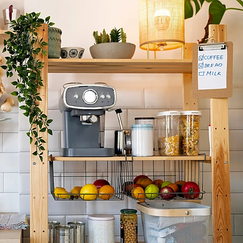 No Need For A Microwave There: Reclaim This Kitchen Shelf For Decor And Books