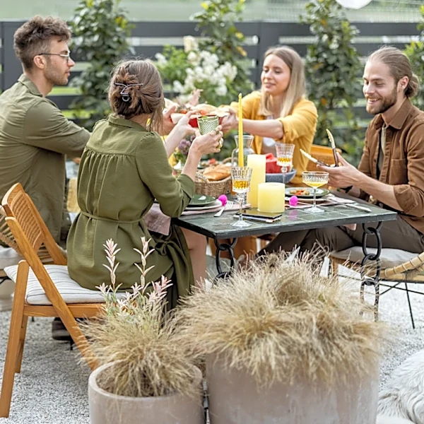 IKEA's Patio Furniture Set Fills Your Whole Yard For An Unbeatable Price