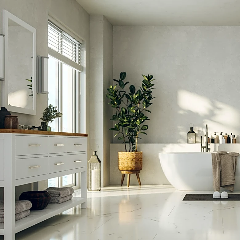 Turn An Old Kitchen Cabinet Into Clever Hidden Bathroom Storage