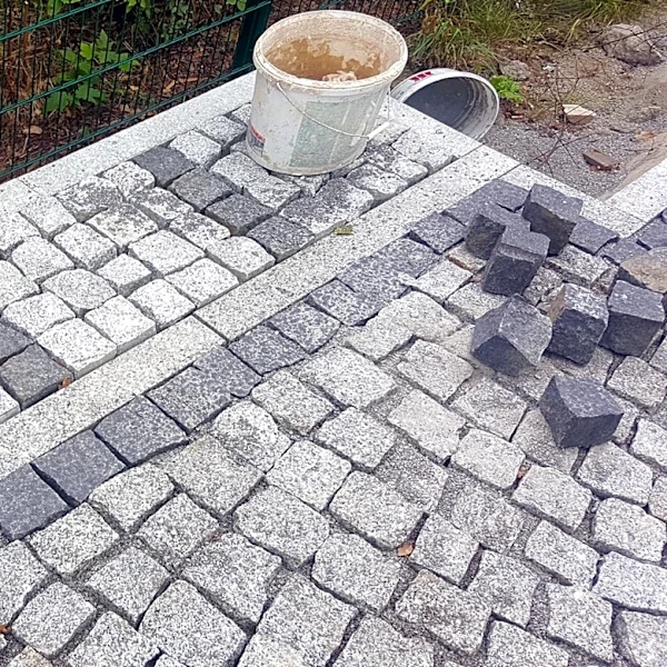 Use Saran Wrap To Make Budget-Friendly Pavers That Rival Cobblestone