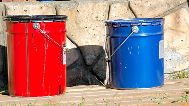 Turn Old Paint Buckets Into A Functional Raised Planter For Your Yard