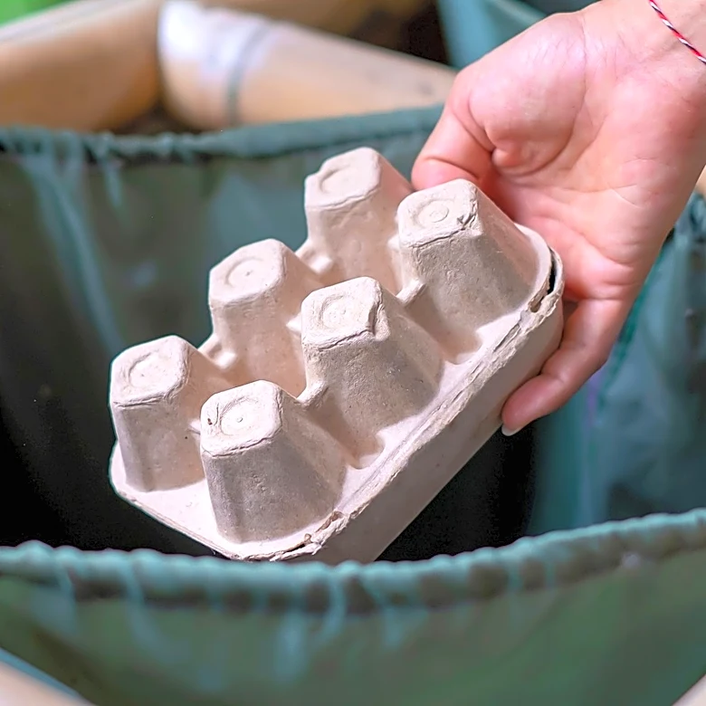 Use Old Egg Cartons For A Budget-Friendly Bulletin Board With This Savvy DIY