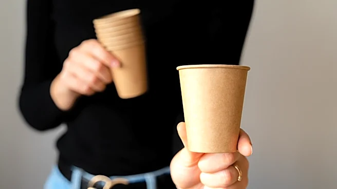 Easily Turn Paper Cups, A Baking Tray, And Cement Into A Beautiful Plant Stand