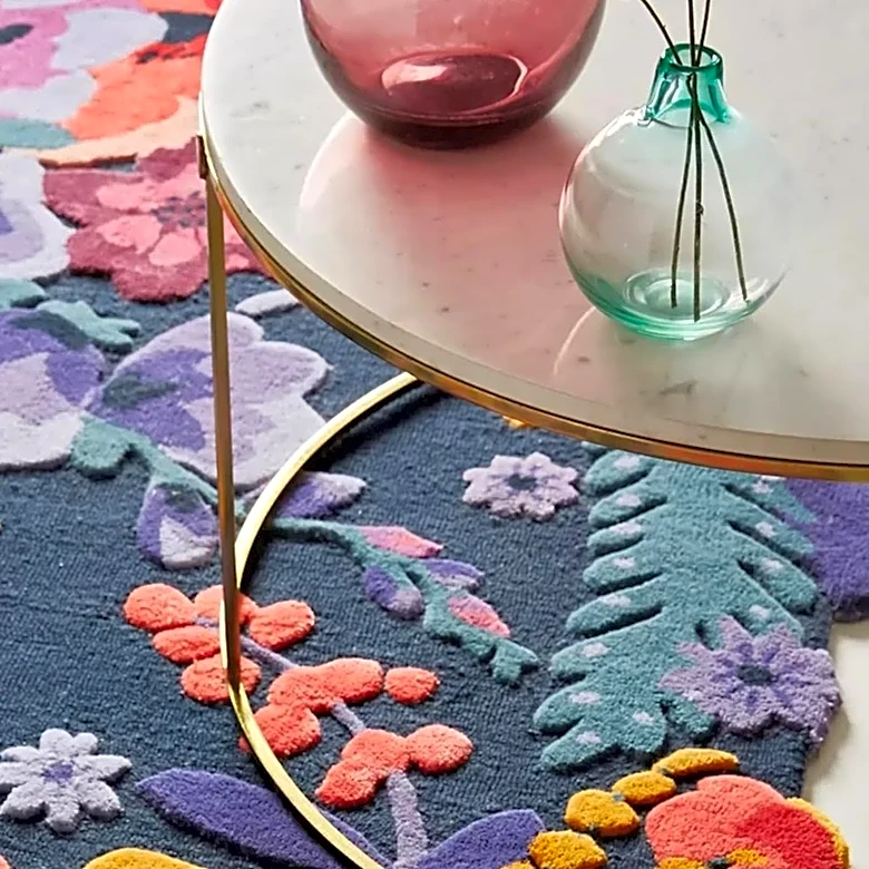 Ditch Traditional Rugs: The Anthropologie Rug Dupe From Amazon Every Gardener Will Love