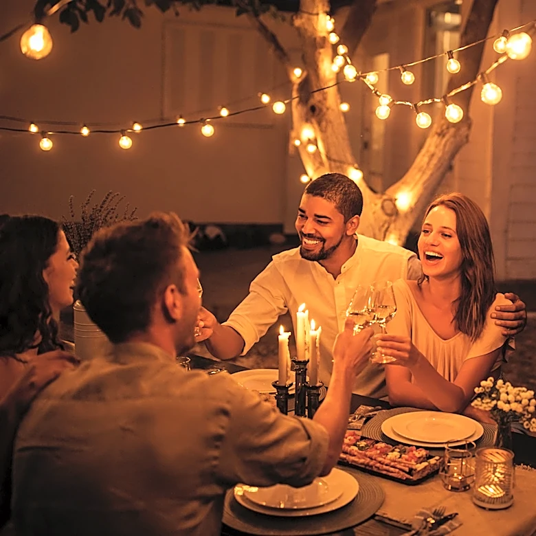 Amazon Has A Multi-Colored Solution That Lights Up Your Yard