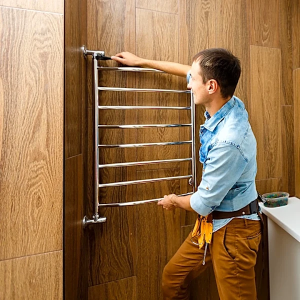 Ditch The Towel Rack: The Creative Way To Add Bathroom Storage With A Simple Upcycle