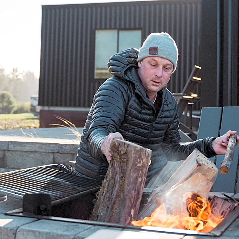 Build An Epic Fire Pit Entirely From Concrete Blocks