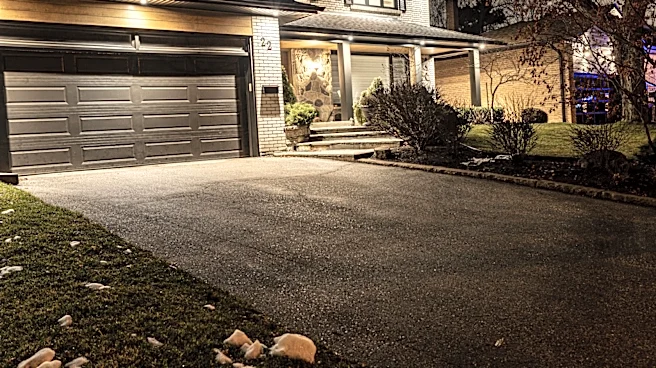 Not Stakes, Not Lanterns: The Creative Way To Light Up A Simple Concrete Driveway