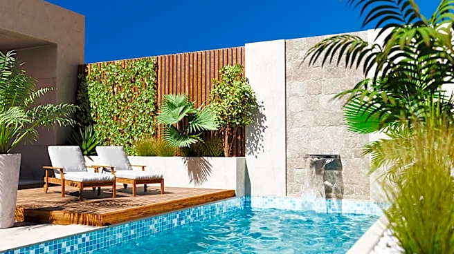 Costco's Outdoor Storage Table Gives Your Patio A Beachy Vibe