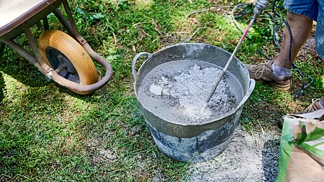 Use A Rubber Mat To Create Budget-Friendly Pavers With A Rustic Looking DIY