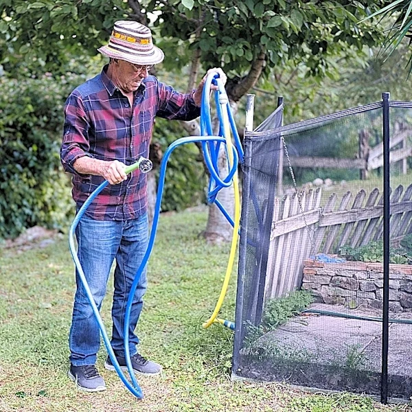 Keep Garden Hoses Organized With A Clever Battery-Powered Find From Amazon