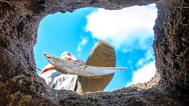Woman Uses Concrete Blocks To Create A Serene Garden Wishing Well On A Budget