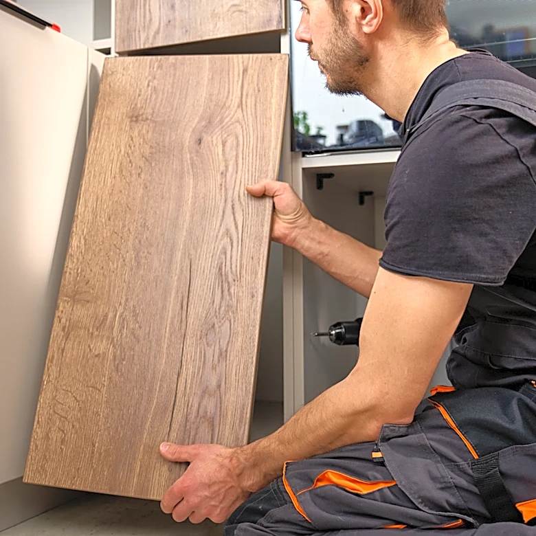 He Used A Single Hack To Make Plain Cabinets Look Like A Shaker Masterpiece