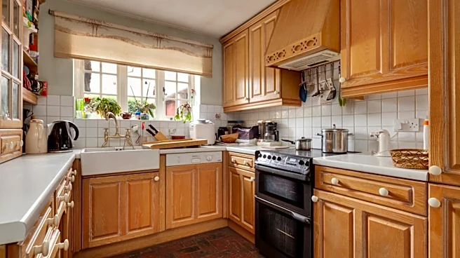 Not Marble Or Porcelain: The Countertop Material That's A Good Match For Honey Oak Cabinets