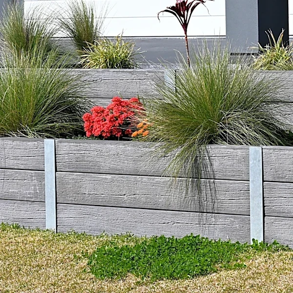You Don't Need Much Concrete: There's An Easier To Use Material For A Retaining Wall