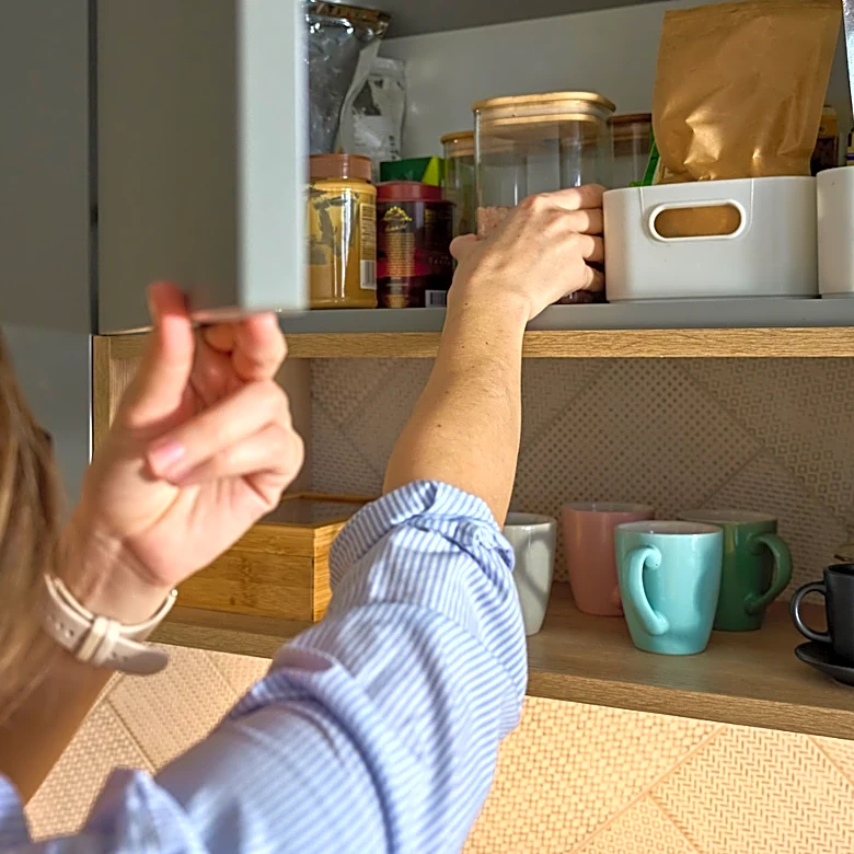 Turn A Cardboard Box Into Cleverly Hidden Kitchen Storage With A Savvy DIY