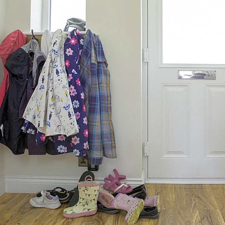No More Boring Racks — This '80s Find Is A Cuter Way To Organize Your Entryway