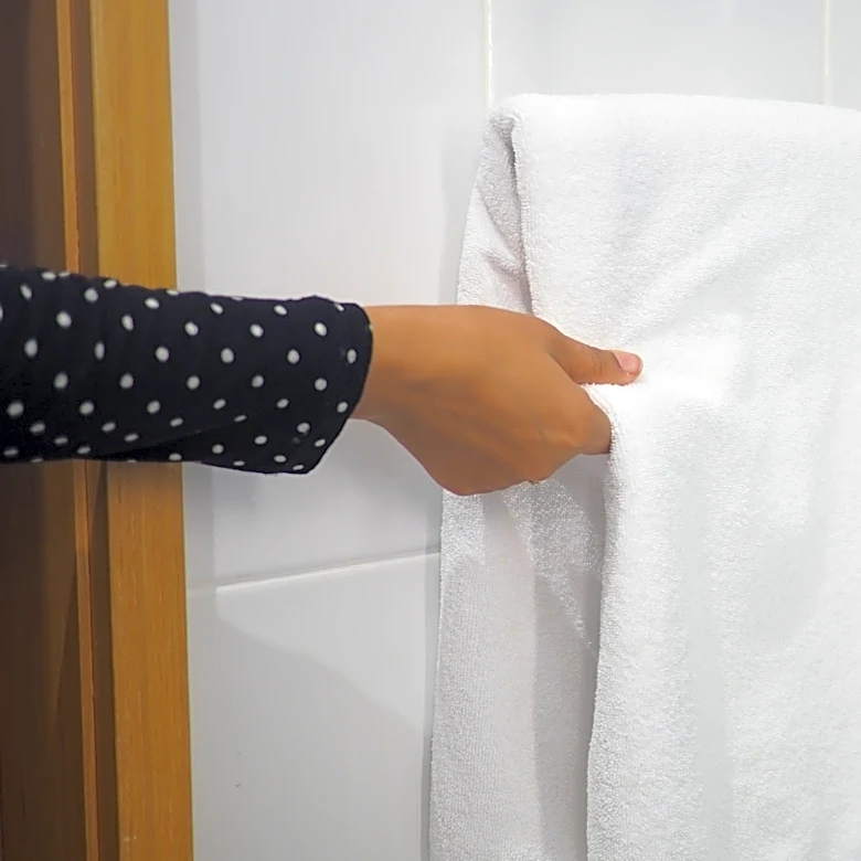 Ditch Towel Racks: This Clever DIY Is A More Creative Way To Add Bathroom Storage