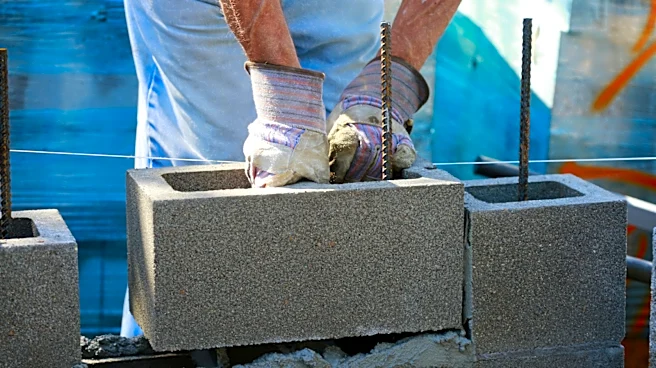 Gardener Uses Concrete Blocks To Make An Incredibly Easy-To-Build Garden Bench