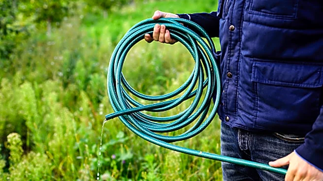 Gardener Builds An Epic Self-Watering Garden Bed Entirely From An Old Hose